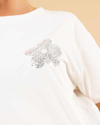 T-shirt fleurs