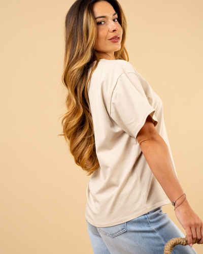 T-shirt fleurs