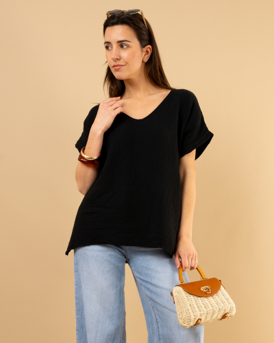 Oversize gaze de coton