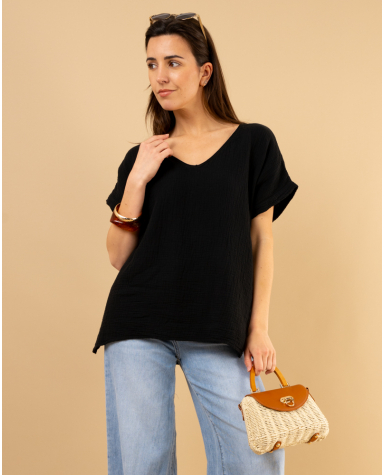 Oversize gaze de coton