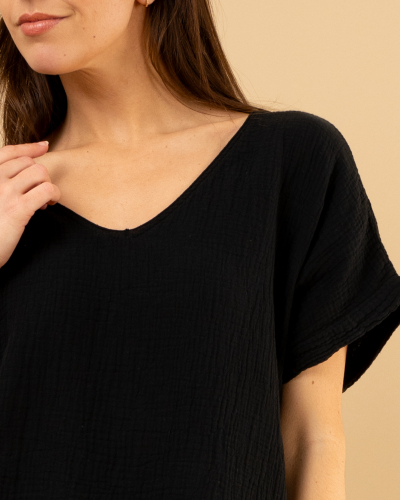 Oversize gaze de coton