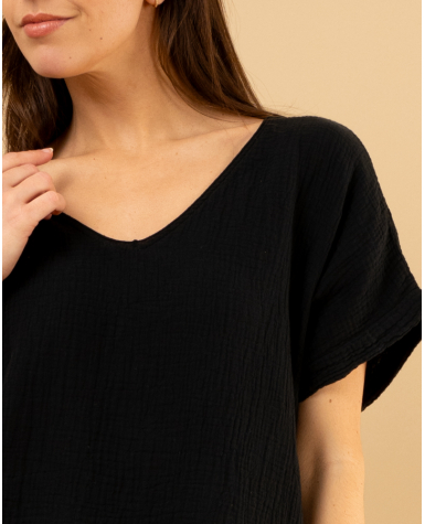 Oversize gaze de coton