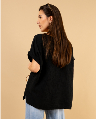 Oversize gaze de coton