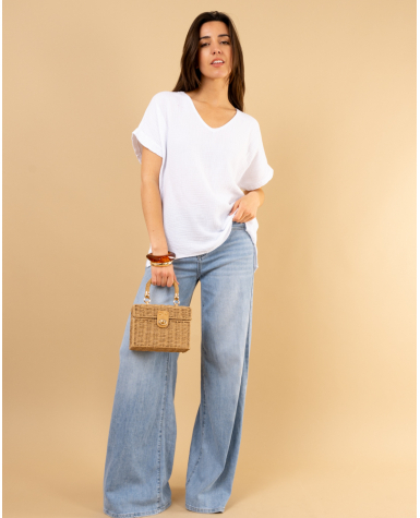 Oversize gaze de coton