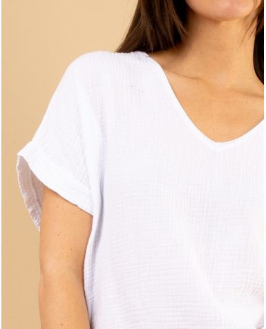 Oversize gaze de coton