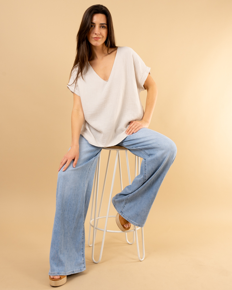 Oversize gaze de coton