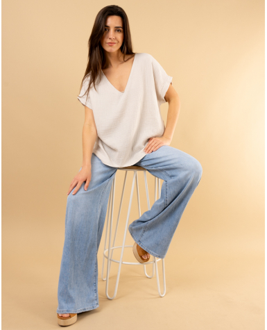 Oversize gaze de coton