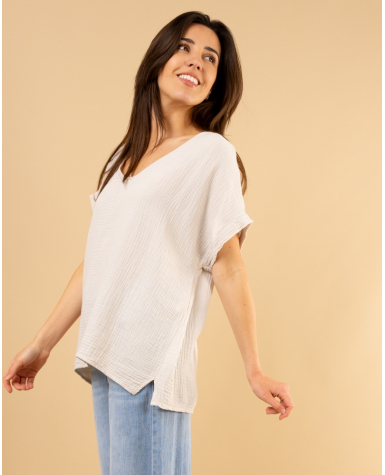 Oversize gaze de coton