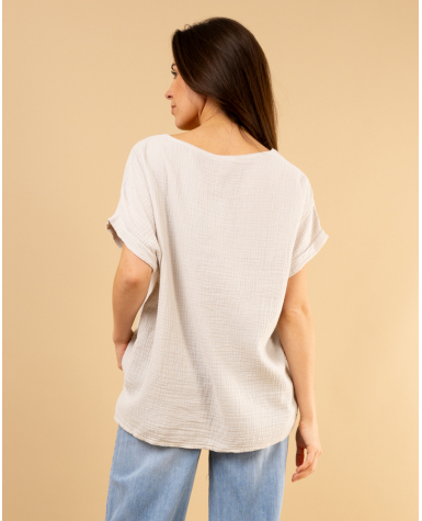 Oversize gaze de coton