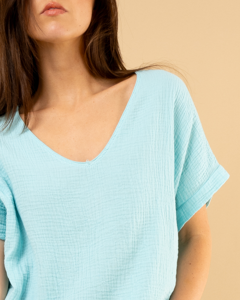 Oversize gaze de coton