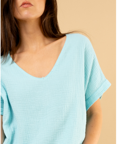 Oversize gaze de coton