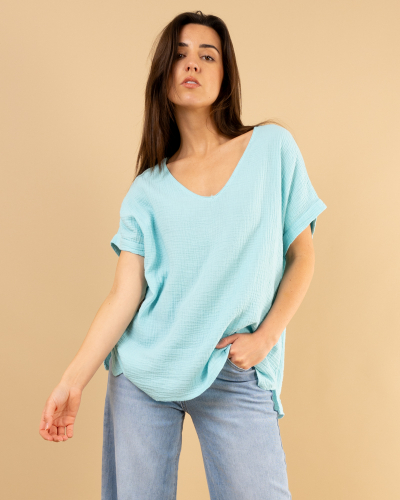 Oversize gaze de coton