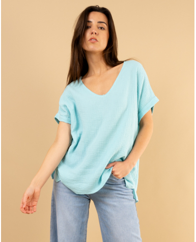 Oversize gaze de coton