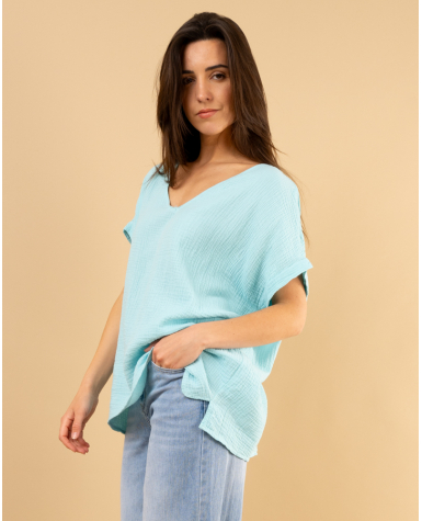 Oversize gaze de coton