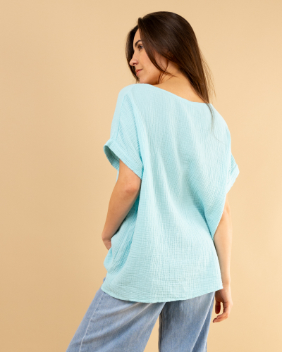 Oversize gaze de coton