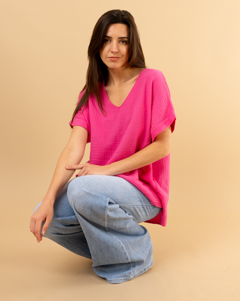 Oversize gaze de coton