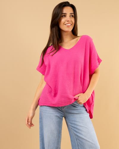 Oversize gaze de coton