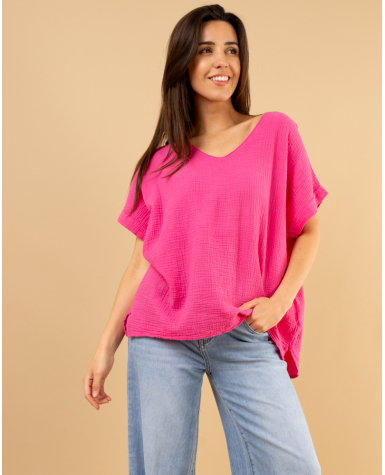 Oversize gaze de coton