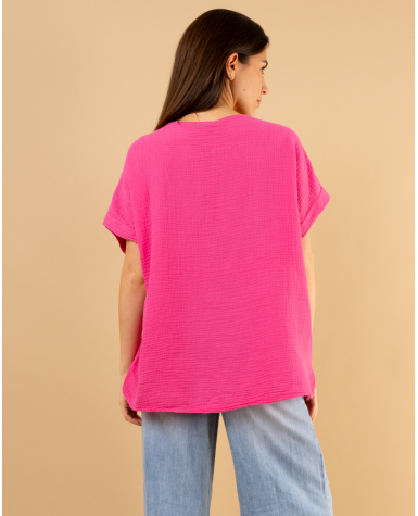 Oversize gaze de coton
