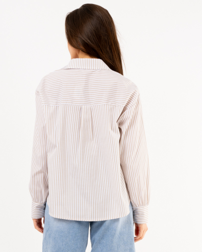 Chemise rayée coeur