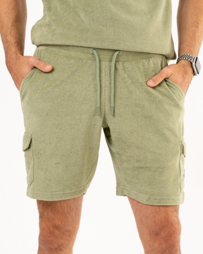 Short cargo éponge