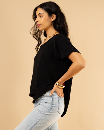 T-Shirt dos croisé