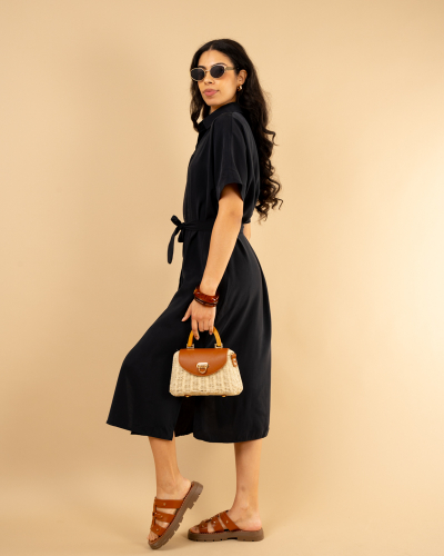 Robe longue chemise