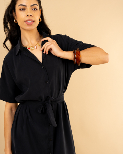 Robe longue chemise