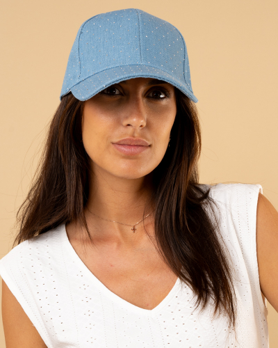 Casquette strass