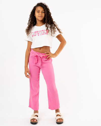 Pantalon gaze de coton