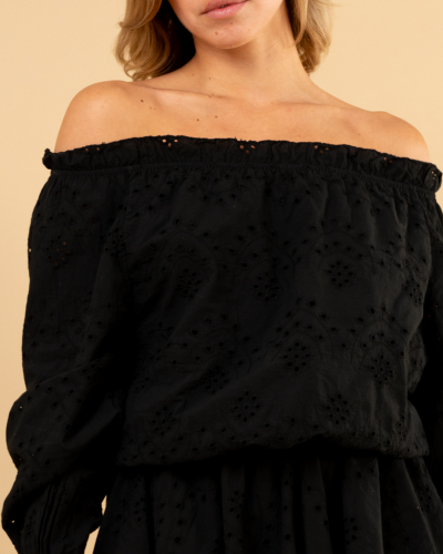 Robe short brodée