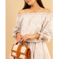 Robe short brodée