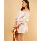 Robe short brodée