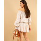 Robe short brodée