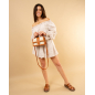 Robe short brodée