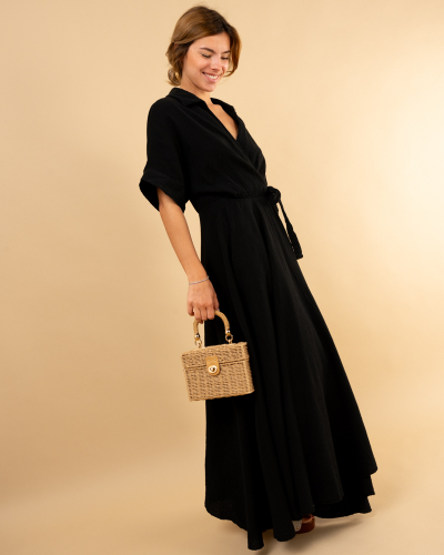 Robe longue noeud