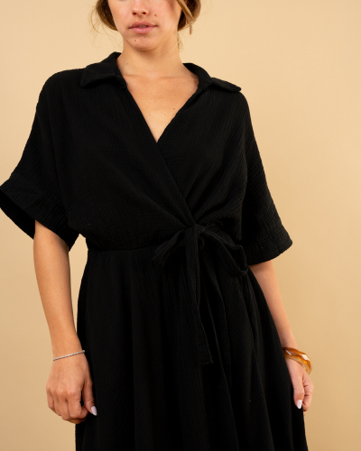 Robe longue noeud