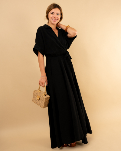 Robe longue noeud