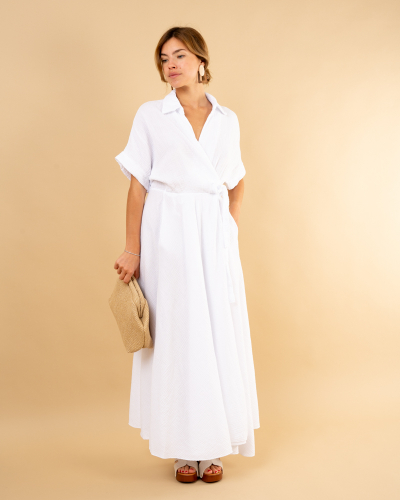 Robe longue noeud