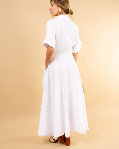 Robe longue noeud