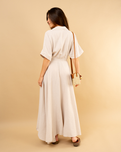 Robe longue noeud