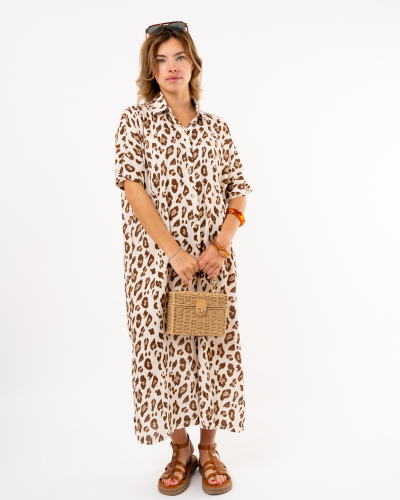 Robe longue léo