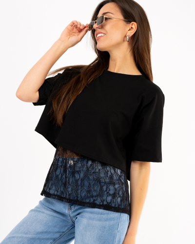 T-Shirt dentelle