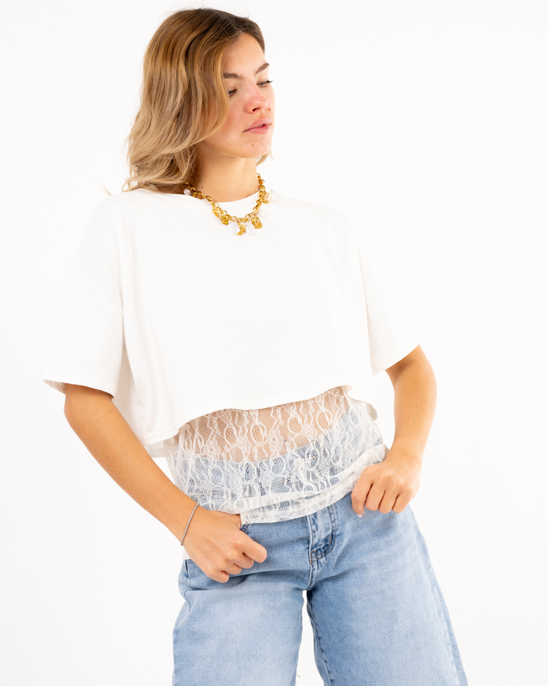 T-Shirt dentelle