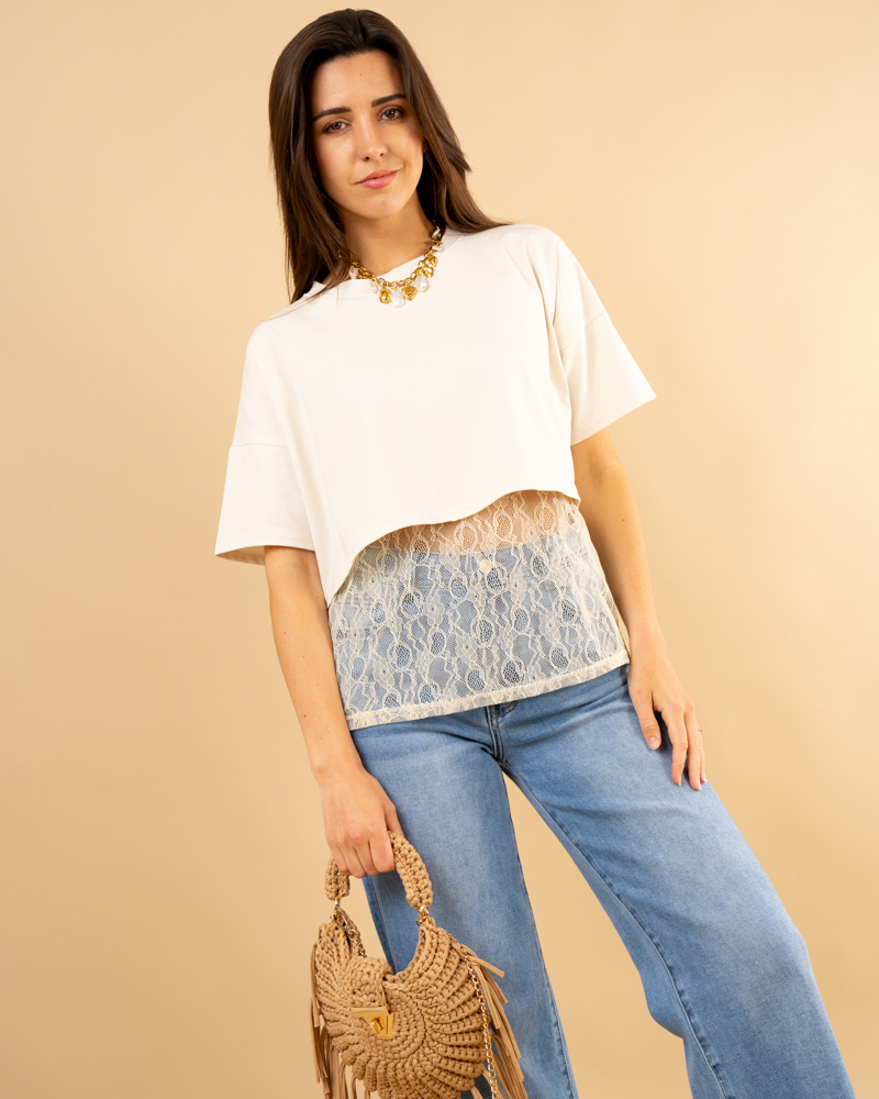 T-Shirt dentelle