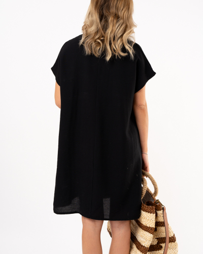 Robe bouton doré