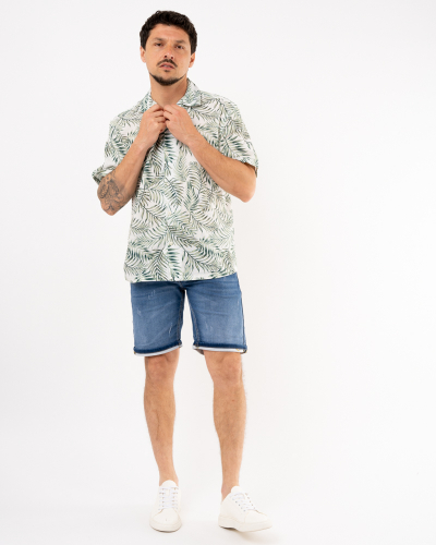 Chemise palmes