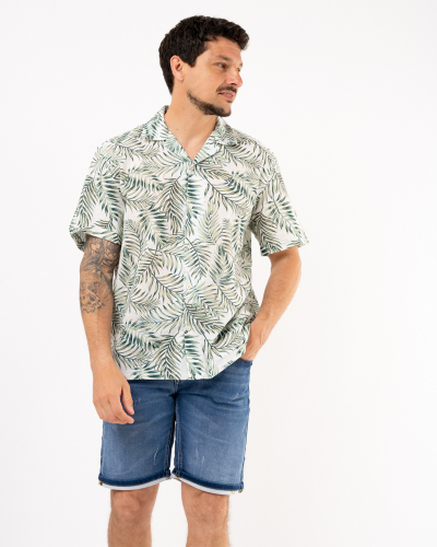 Chemise palmes