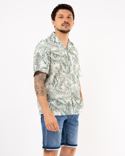 Chemise palmes