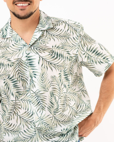 Chemise palmes
